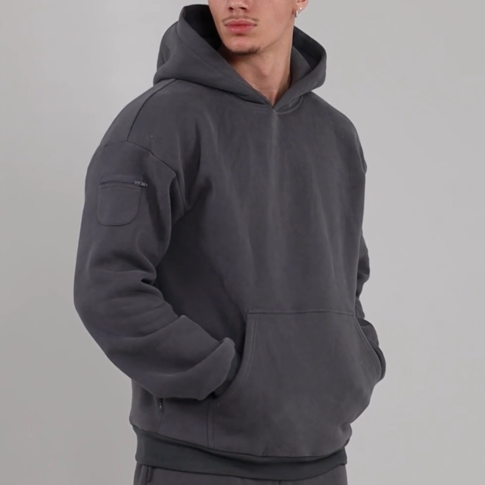 Comfrt‎ Travel Essentials Hoodie™ Steel Grey size M unisex New With Tags